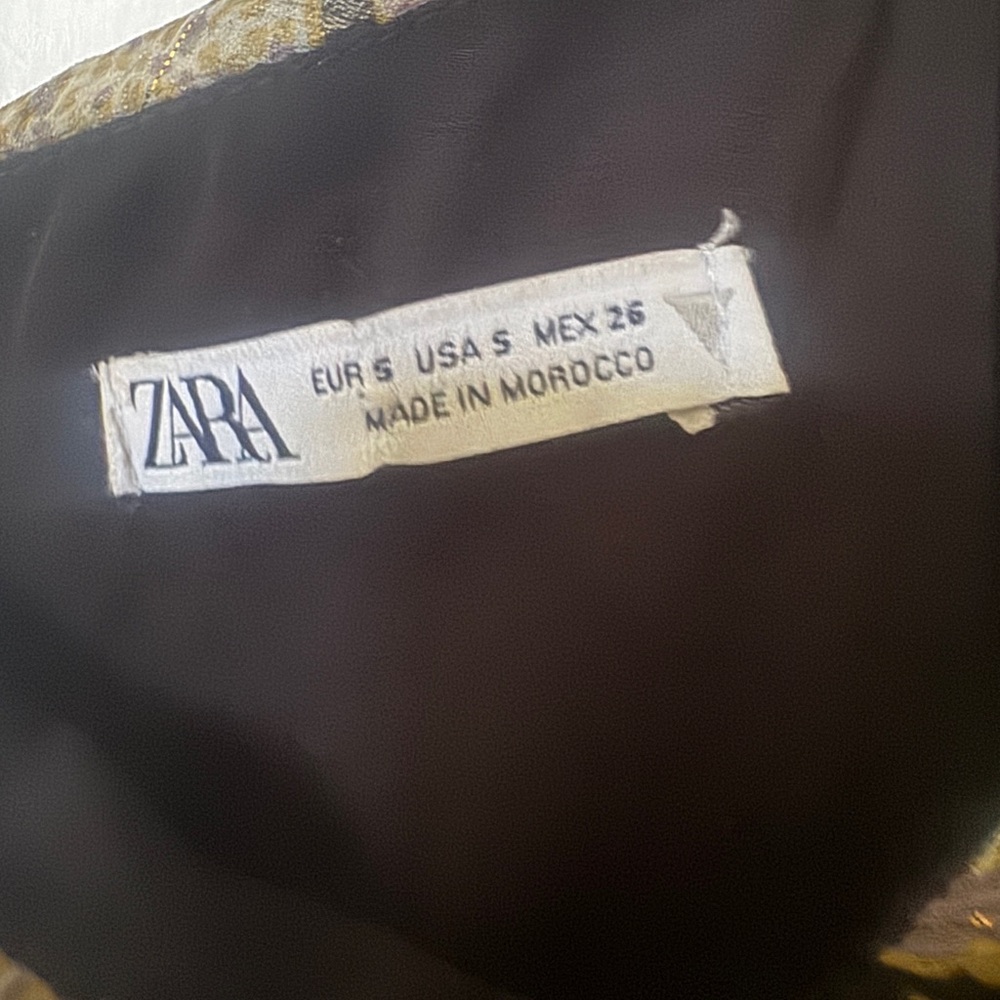 3 for $50 Zara Floral One-Shoulder Dress - Picture 8 of 8